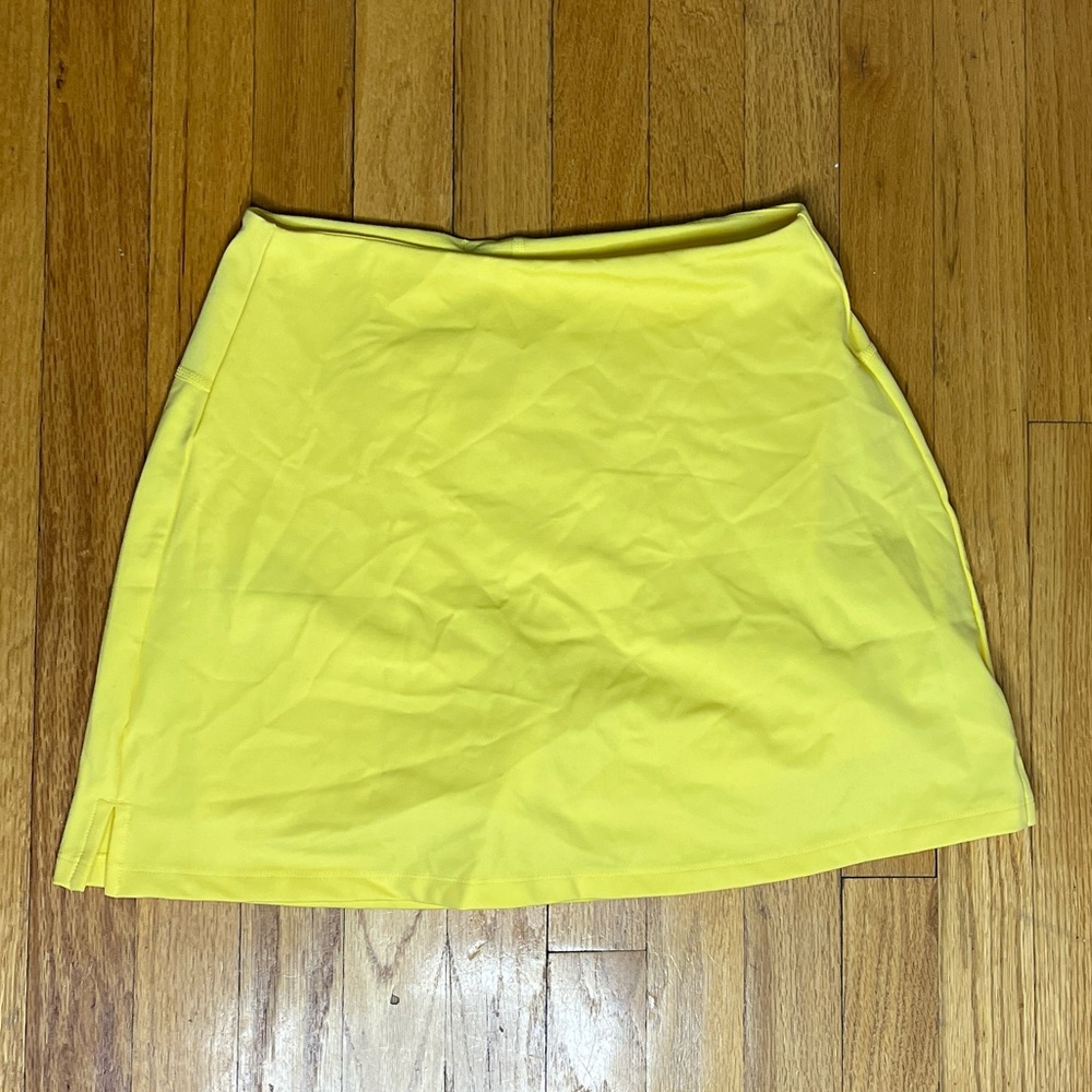 Girlfriend Collective Yellow Skort